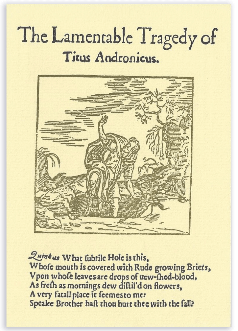 Tomorrow and Tomorrow First Folio Cards